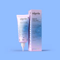 Peeling do skóry głowy Pure niuviu, opakowanie w pastelowym niebiesko-fioletowym kolorze, trehaloza